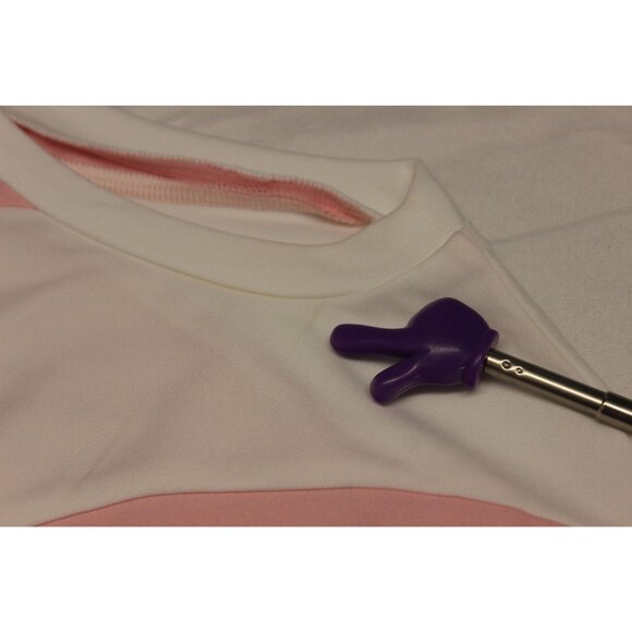 ADIDAS Climalite Golf‎ Shirt Women’s Size Medium Colorblock Performance Sample - Picture 8 of 11